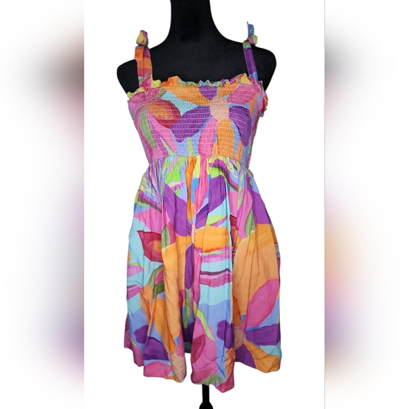 Briton Court Other - Briton Court Tie-Strap Smocked Dress, Girls 8